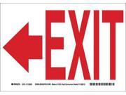 Exit Sign Brady 116085