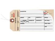 3 1 8 x 6 1 4 White Inspection Tag Inspection Log Pk1000 1HAC5