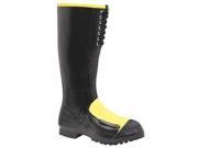 Size 12 Rubber Boots Men s Black Steel Toe Lacrosse