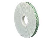 3M Preferred Converter 4032 Double Coated Tape 1 4In X 5 Yd. White