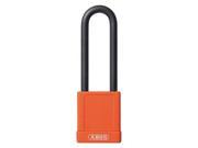 ABUS 74HB 40 75 KD ORANGE Lockout Padlock Aluminum Orange 3 in. L