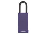 ABUS 74LB 40 KD PURPLE Lockout Padlock Purple Key Different