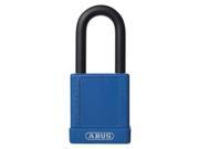 ABUS 74 40 KD BLUE Lockout Padlock Aluminum Blue 1 4 in.