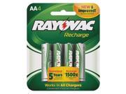 RAYOVAC LD71540P Rechargeable Battery 1350mAh AA PK 4