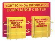 Right to Know Compliance Center Brady RK208A 20 Hx29 W