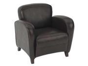 OFFICE STAR SL2371EC9 Chair Mocha Eco Leather Cherry Finish G8225716