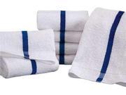 MARTEX T0840 BCS Pool Towel w Blue Stripe 20x40 PK 12