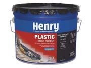 HENRY HE204061 Plastic Roof Cement Black Matte 3.5 gal.