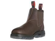 Size 12 Work Boots Unisex Dark Brown Steel Toe EE Redback Boots