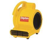 DAYTON 30EK65 Carpet Floor Dryer 120V 140 cfm Yellow