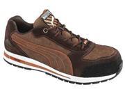 PUMA SAFETY SHOES 643015 Athletic Style Work Shoes 11W Brown PR