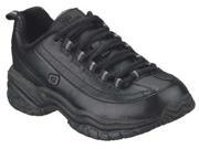 Size 10 Athletic Style Work Shoes Women s Black Plain Toe EW Skechers