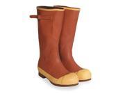 Size 8 Knee Boots Men s Brick Red Steel Toe