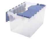 Akro-Mils 66486 FILEB 12-Gallon Plastic Storage Hanging File Box with Attached Lid, 21-1/2-Inch by 15-Inch by 12-1/2-Inch, Semi-Clear, Pack of 1