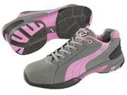 Size 10 Athletic Style Work Shoes Women s Gray Pink Steel Toe C Puma Safety