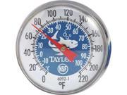 Taylor 5 Analog Thermometer with 0 to 220 F 6092NBL