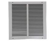 4JRT1 Return Air Grille 14x14 In White