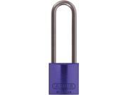 ABUS 72 HB 40 75 KD Purple Lockout Padlock KD Purple 1 4 In. Dia.