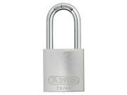 ABUS 72 HB 40 40 KD Silver Lockout Padlock KD Silver 1 4 In. Dia.
