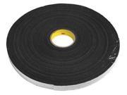 3M 4508 Vinyl Foam Tape 1 In x 36 yd. Black