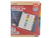 ABILITY ONE 7530013683490 Index Tab Set Monthly 12 Tab White G9511004