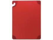 SAN JAMAR CBG121812RDGR Cutting Board 12x18 Red