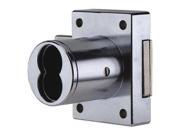 CCL 72421 Straight Cam Cabinet Lock Brushed Chrome