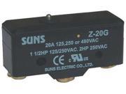 1.94 Industrial Snap Switch 125 250 480VAC Z 20G