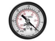 Winters Gauge Pressure 1 1 2in 30in. Hg Vac to 0 PEM1397LF