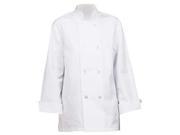 Unisex Chef Coat White Fashion Seal 3024 L