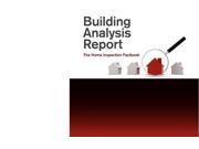HOME TECH BAR403 Building Analysis Report Forms