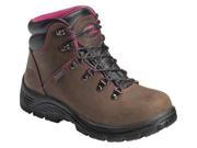 Size 8 Hiking Boots Women s Brown Steel Toe W Avenger Safety Footwear