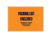 JMR10 Packing List Envelope Orange 6inH PK1000