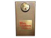 WIRECRAFTERS SDLKXKA Slide Door Cylinder Lock Unfinished