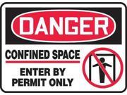 Danger Sign Accuform Signs MCSP015VA 7 Hx10 W