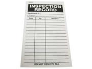 Inspection Record Label Badger Tag Label Corp 122 5 Hx3 W