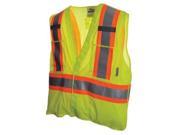 VIKING U6125G S M Safety Vest Mesh Green S M