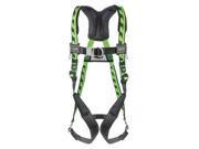 MILLER BY HONEYWELL ACF QCUG Full Body Harness Grn L XL Quick Connect