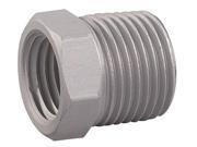 SPEEDAIRE 30E651 Pipe Bushing Alum 3 8 M NPTx1 4 F NPT