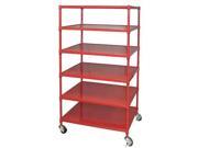 Shelving Unit Red 36G524