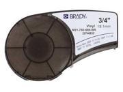 BRADY M21 750 595 BR Label Tape Cartridge Permanent Printer