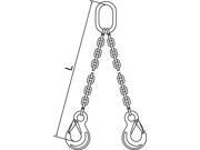 PEWAG AUSTRIA GMBH 10G120DOS 10 Chain Sling G120 DOS Alloy Steel 10 ft L