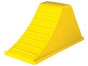 CHECKERS INDUSTRIAL PROD INC AT3512 AC Y Wheel Chock 8 1 4 In H Urethane Yellow