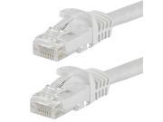 9836 Ethernet Cable Cat6 2 Ft White 24AWG