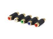 7236 RCA Jack to Jack Adapter R G BY W
