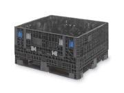 ORBIS KD4845 25 2DR BLK Collapsible Container 48 In L 45 In W Bl