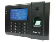 AMANO FPT 80 A959 Fingerprint Time Clock System 120 240V