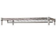 Shelf Hanger Rail Rod Silver 5GRT1