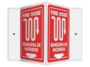 Fire Hose Sign Accuform Signs SBPSP394 12 Hx9 W