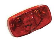REESE 73803 Dual Bulb Light Red Rectangle